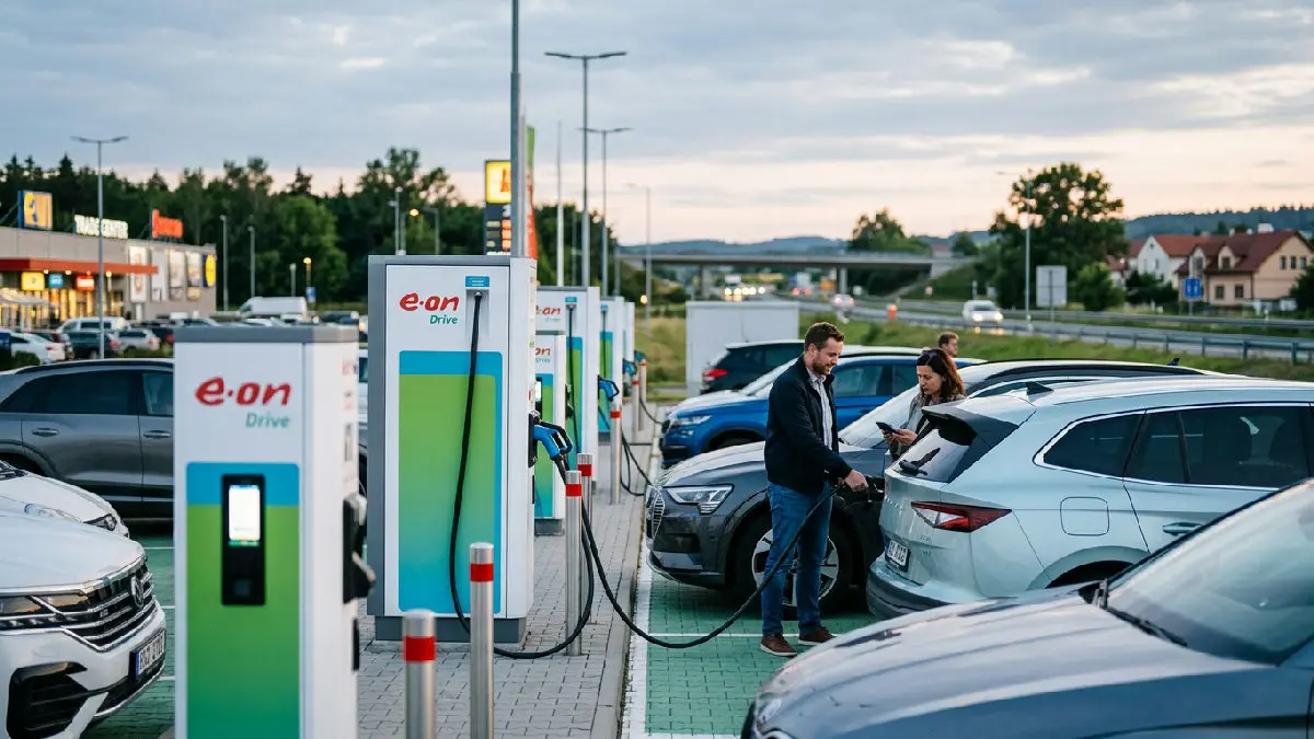 Síť E.ON Drive v Česku přesáhla 900 bodů, měsíční odběr poprvé pokořil 1 GWh energy