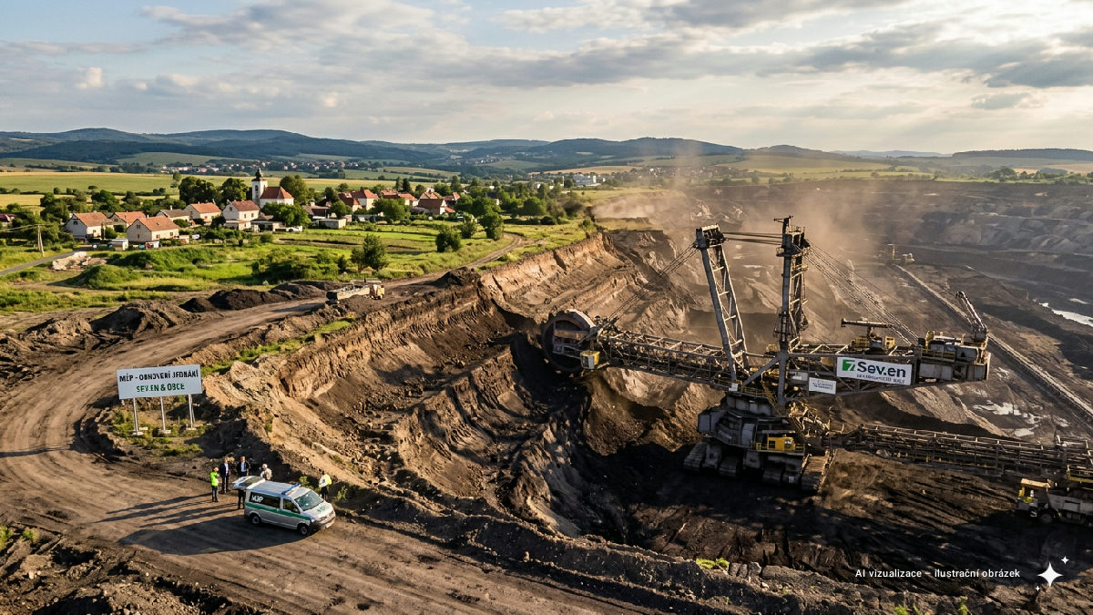 Obce dostanou peníze z těžebních rezerv: MŽP obnovilo jednání se skupinou Sev.en