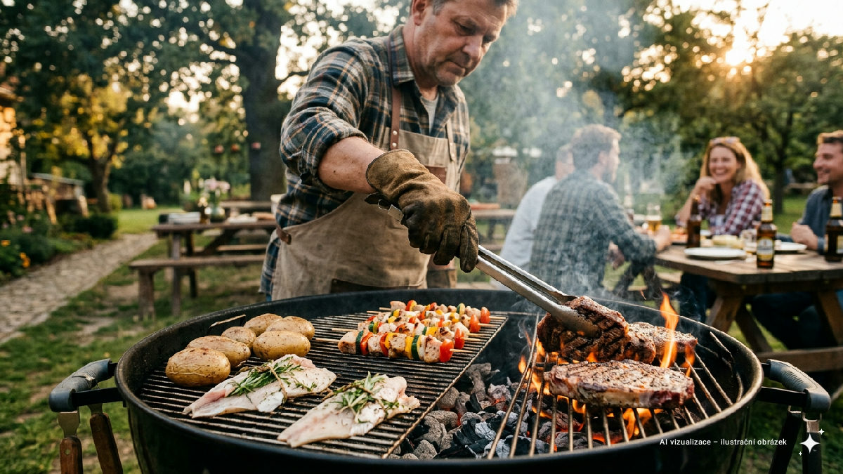 Tři teploty na jednom roštu: Expert radí, jak správně rozdělit zóny v grilu