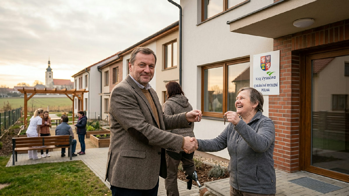 Vysočina otevírá nové domovy pro handicapované v Polné i Telči
