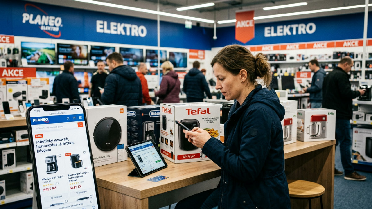 Češi šetří na elektronice: Rostou online nákupy a zájem o malé spotřebiče