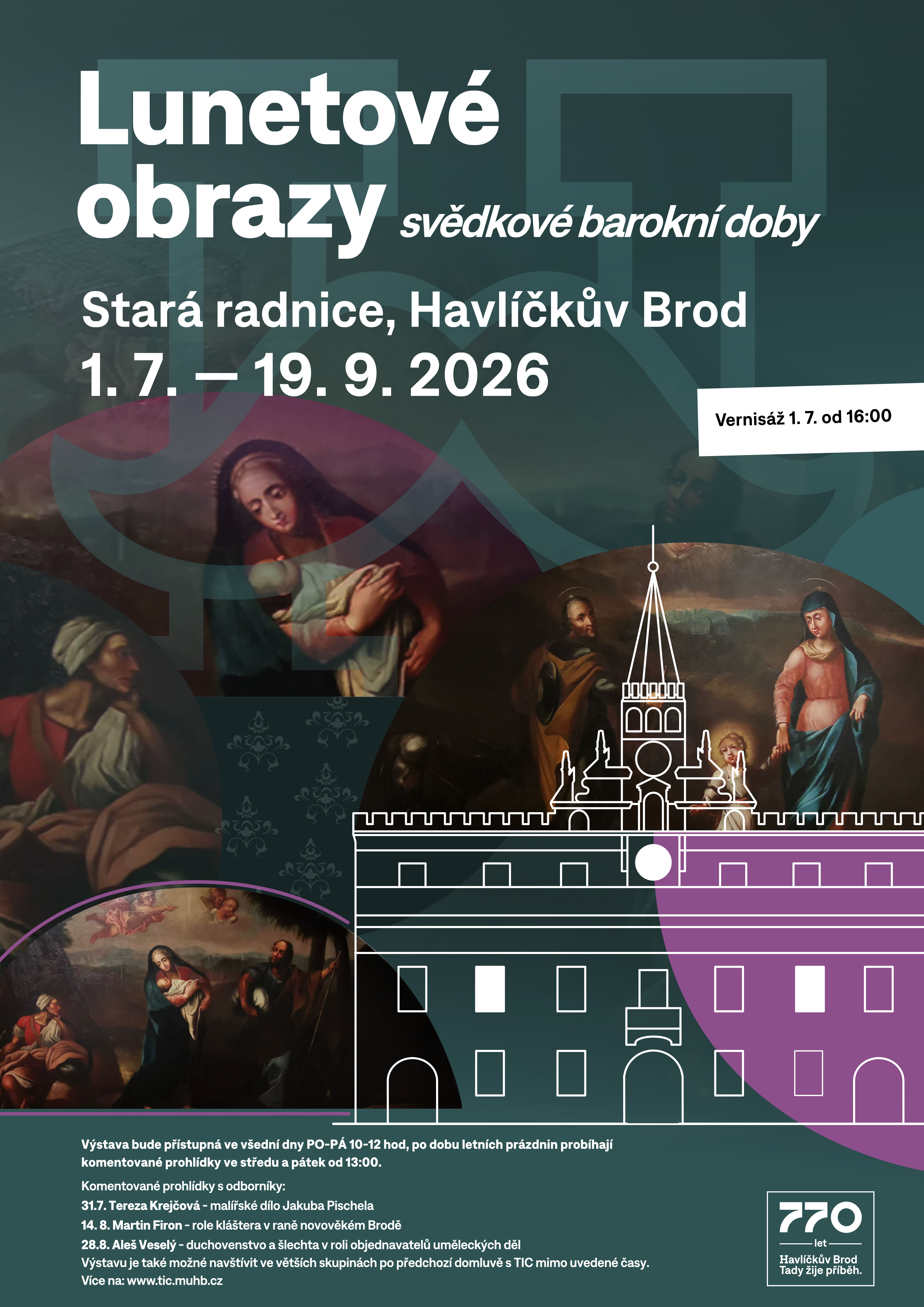 Havlíčkův Brod odhalí záchráněný poklad: Barokní lunety se vrací po 15 letech oprav