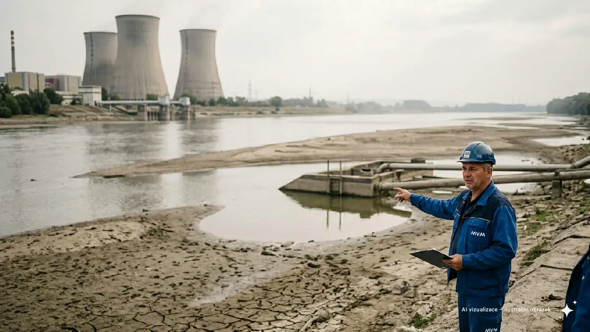 Maďarsko může přijít o jadernou energii: Dunaj vysychá a elektrárně Paks hrozí odstávka