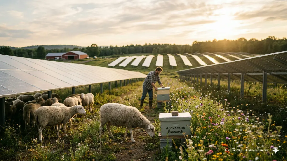 Studie zkoumá přínosy agrivoltaiky pro biodiverzitu a ekosystémy