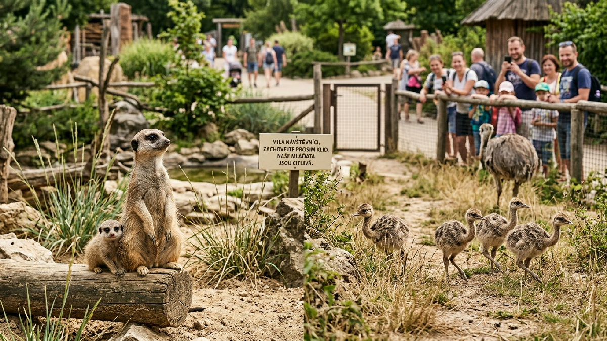 Zoo Jihlava zažívá babyboom: Návštěvníci uvidí malou surikatu i pět mláďat nandu