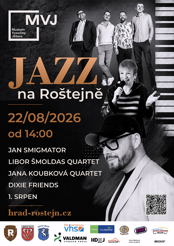 Na Roštejn míří hvězdy českého jazzu, vystoupí Smigmator i Koubková