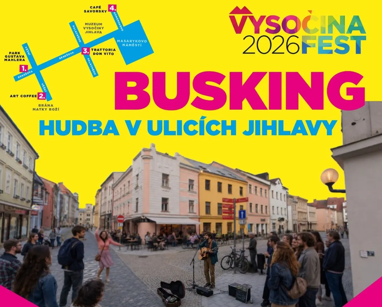 Jihlava startuje prázdniny: Vysočina Fest, nové expozice v zoo i prohlídky s trubadúrem