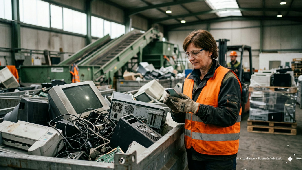 Česko patří ve sběru elektroodpadu k evropské špičce, loni vytřídilo 194 tisíc tun