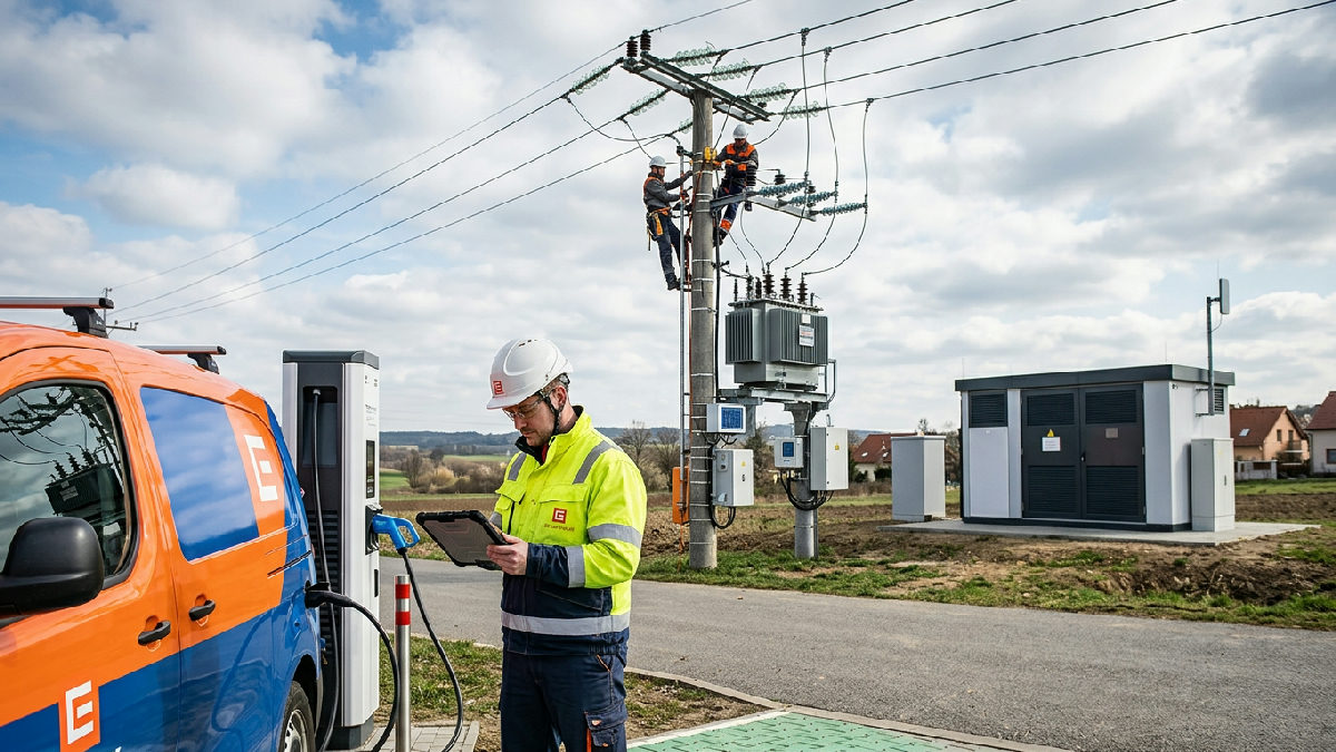 ČEZ Distribuce investuje do rozvoje sítí 93 miliard korun kvůli elektromobilitě i digitalizaci