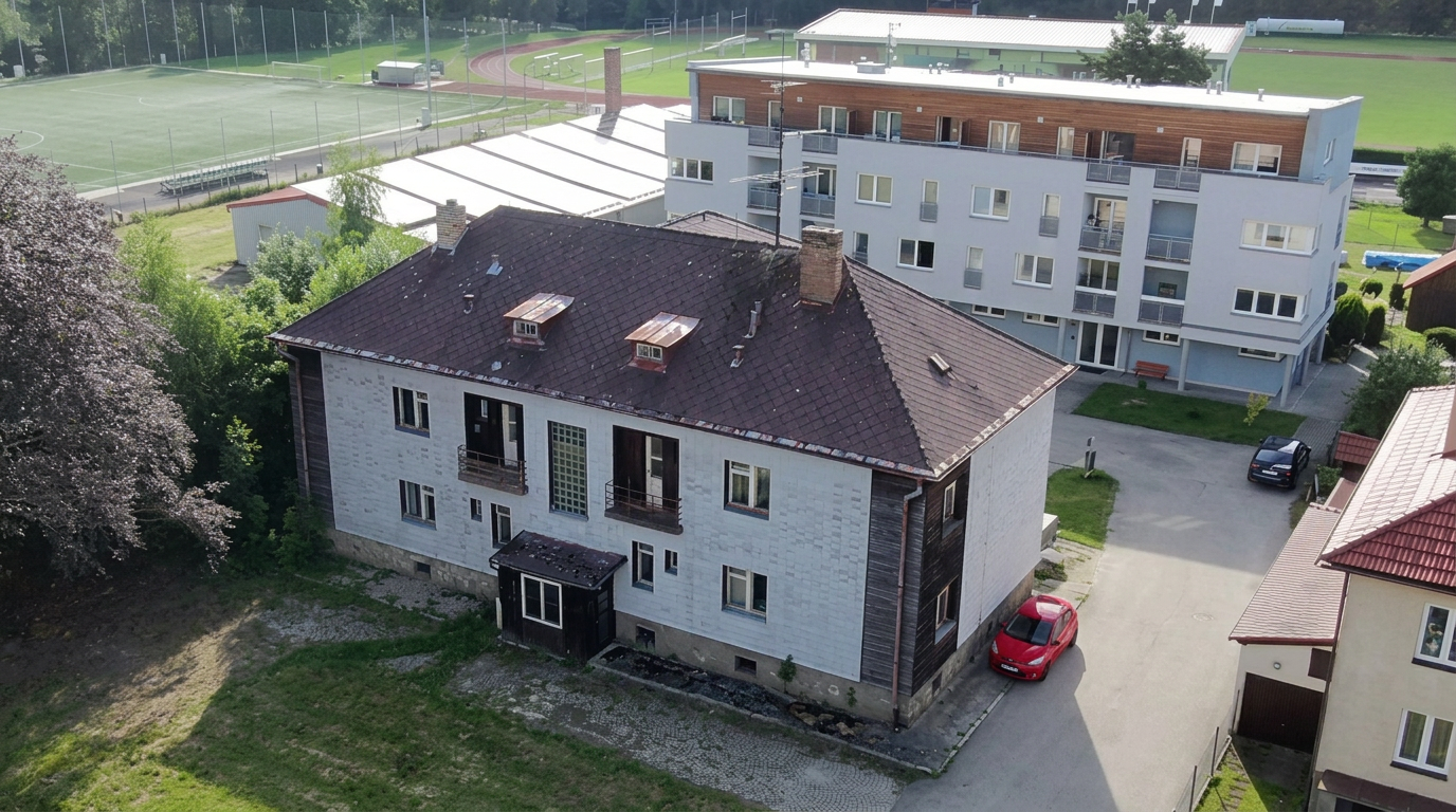 Kamenice nad Lipou koupila bytový dům v Pelhřimovské ulici za účelem dostupného bydlení