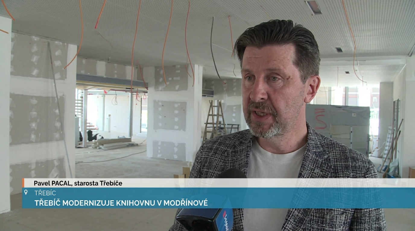 Knihovna v Modřínové ulici v Třebíči se mění v moderní technologické centrum