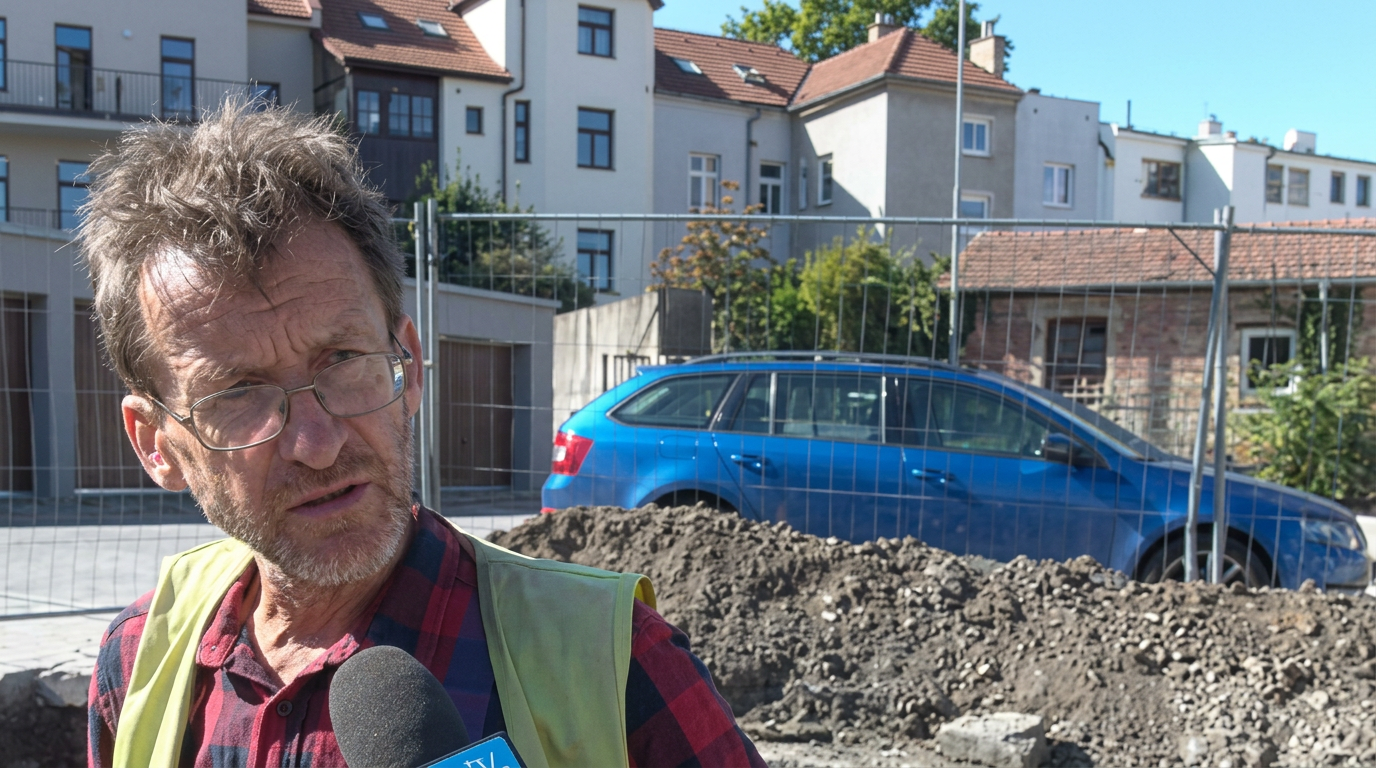 U třebíčského stadionu pracují archeologové, pod parkovištěm hledají stopy minulosti